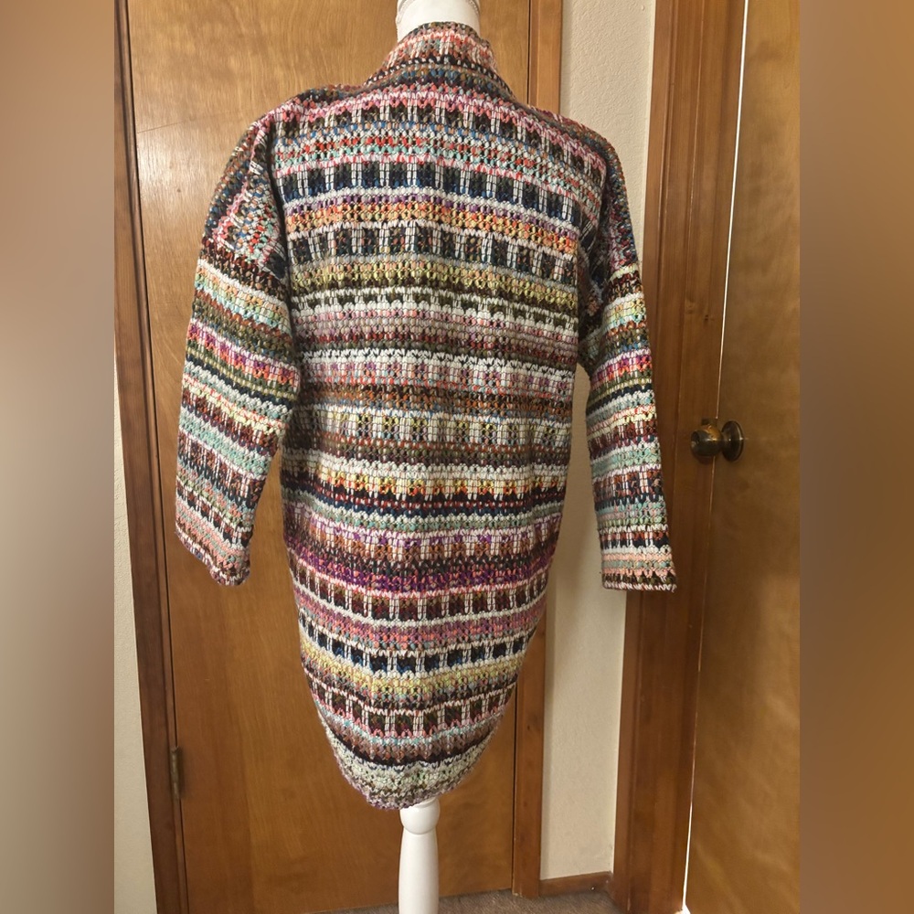 Anthropologie DRA Los Angeles YOKO Colorful Kimono /Cardigan Jacket - Picture 5 of 11